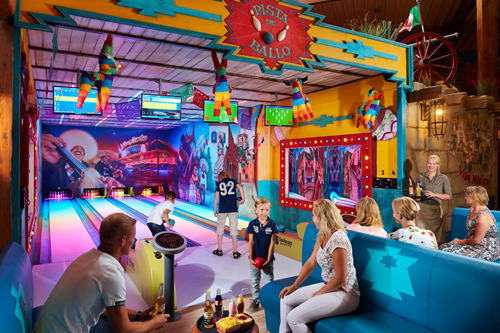 PonyparkCity Lucky Town Viva Mexico Westernstad Bowlen Bowling Mexicaans Restaurant Kinderen Gezin
