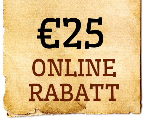 €25 internetkorting online rabatt duits