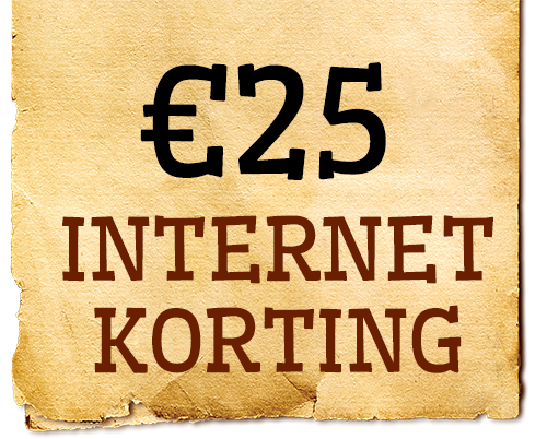€25 internetkorting online korting nederlands